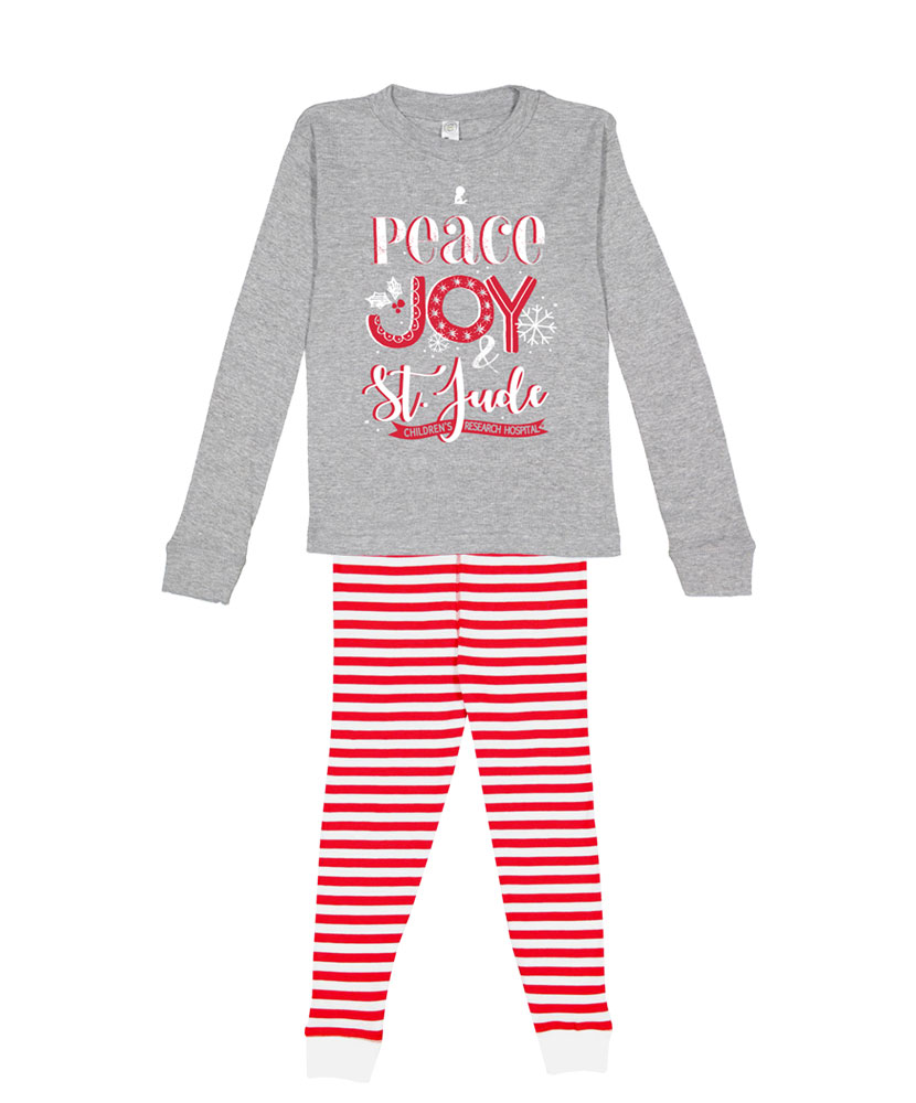 Peace Joy St. Jude Kids' Pajama Set